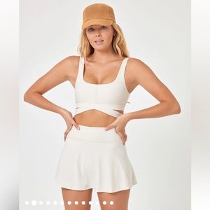 NWT - L*Space Riggs Skort in Bone